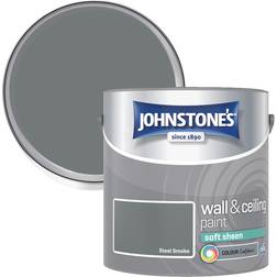 Johnstones Soft Sheen Wall Paint Steel Smoke 2.5L