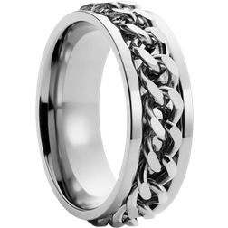 Lucléon Sentio Sølvfarvet Rustfri Stål Curb Chain Ring
