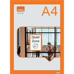 Nobo Magnetisk Affischram A4 Orange Set of 2