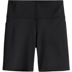 H&M Pocket-Detail Sports Cycling Shorts with DryMove - Black