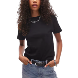 Topshop Shrunken Tee - Black