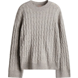 H&M Marrón Jersey En Punto Trenzado