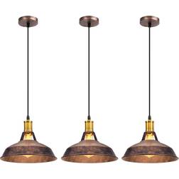 iDEGU Retro Hängande Lampa 27 cm Vintage E27 Pendellampa ∅ 27cm