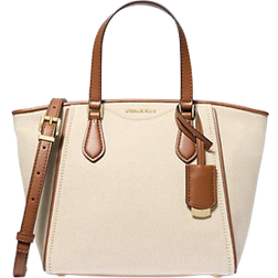 Michael Kors Taryn Small Canvas Convertible Crossbody Bag - Brown
