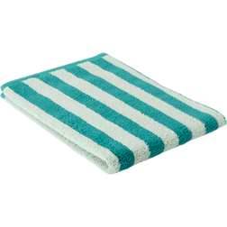 Åhléns Home Randig Handduk 50x70 cm Badrumstextilier Grön Gästhandduk Grön, Vit (70x50cm)
