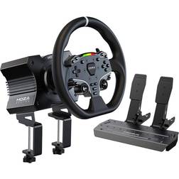 Moza R5 Racing Simulator Wheel and Pedal Bundle