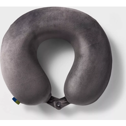 Open Story Memory Foam Travel Gray Neck Pillow Gray (29.8x26.7cm)