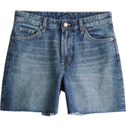 H&M Bermuda High Shorts - Blå