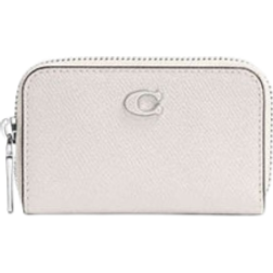 Coach Small Zip Around Card Case - Chalk