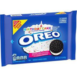 Oreo OREO Birthday Cake Flavor Chocolate Sandwich Cookies 482g