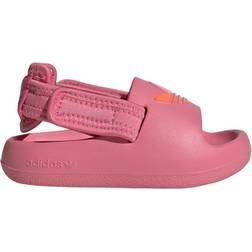 adidas Kid's Adifom Adilette Slides - Rose Tone/Semi Lucid Fuchsia/Bliss Pin