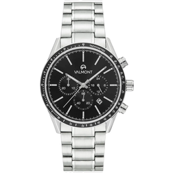 Valmont Chrono V01.103.11.02.00 Herre 42 mm Analog Kvarts Black 22 mm