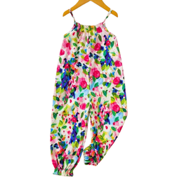 Shein Young Girl Digital Print Travel Style Jumpsuit