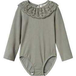 Name It Langærmet Badedragt - Khaki