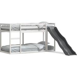 vidaXL Litera Slide Y Escalera Blanca 90x200 cm Litera 97.5x205.5cm