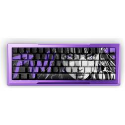 Pwnage Zenblade 65 V2 Hall Effect Gaming Tastatur Nyomi Purple Edition