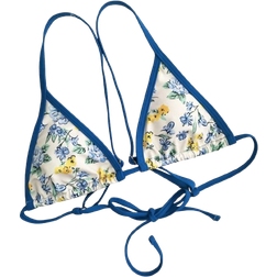 Shein New Soft Padded Adjustable Strap Backside Tie Open Back Bikini Set Floral Print Cute Women Bikini For Summer Beach Bathing Suit