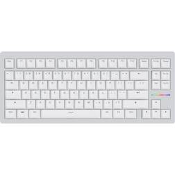Wooting 80HE 80% Tangentbord Zinc Alloy Vit