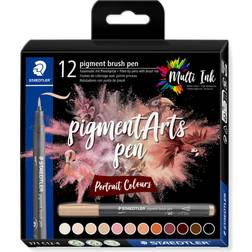Staedtler 371 C12-4 Brush Pen Pack of 12