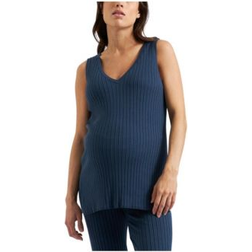 Ripe Maternity Sophie Rib Knit Nursing Top French Navy
