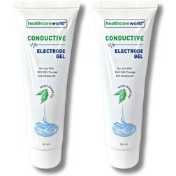 Healthcare World Ledande TENS Gel Självhäftande Elektrodgel för TENS EMS x 2 Rör