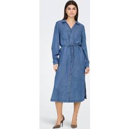 Only Kjole ONLCHARIS - Blue Denim