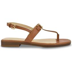 Guess Reality T-Strap Sandals - Dark Natural Beige