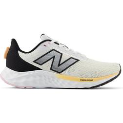 New Balance Women's Fresh Foam Arishi v4 Running Shoes White/Black/Orange/Pink Size 10.5