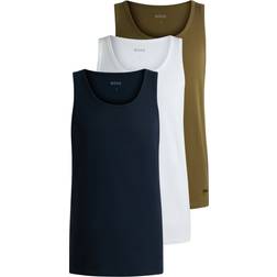 BOSS Undertrøje Classic - Navy/Khaki/Hvid