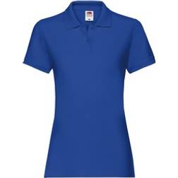Fruit of the Loom Premium Polo Lady-Fit Damen Polo-Shirt - Royal