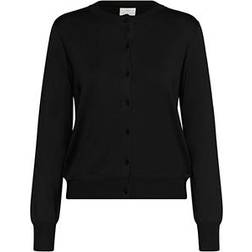 Kaffe Lizza Round Neck Cardigan - Black