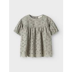Lil'Atelier Organic NMFDALLY Top - Grøn