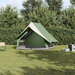 vidaXL Camping Telt A-Frame 3-Person Grøn Vandtæt
