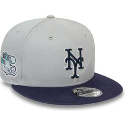 New Era York Mets MLB Patch Grey 9FIFTY Snapback Cap S-M