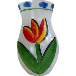 Kosta Boda Tulipa Röd Gul Design Ulrica Hydman Vallien Vas
