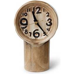 HKliving Retro Keramikklocka 23,5 cm Cream - Beige Bordsklocka