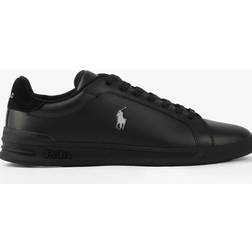 Polo Ralph Lauren Heritage Court II Mens Trainers - Black/Soft Grey