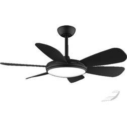 Cecotec Ventilador De Techo Con Luz EnergySilence Aero 5200 Black Pro 36 W