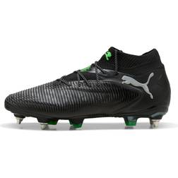 Puma Future 8 Ultimate MxSG Football Boots - Black/Cool Light Grey/Green