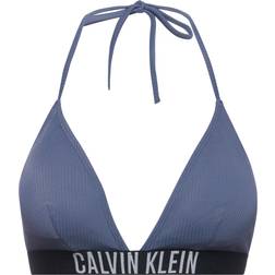 Calvin Klein Intense Power Triangle Bikini Top - Grey