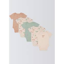 John Lewis Baby Whale Bodysuits - Multi