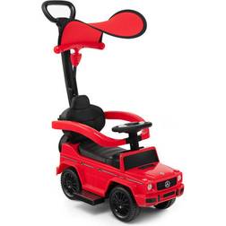Costway 3-in-1 Ride on Push Car Mercedes Benz G350 Stroller Sliding Car With Canopy