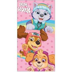 Paw Patrol Paw Patrol Ljust Rosa Strandhandduk 70 x 140 cm Handduk Rosa