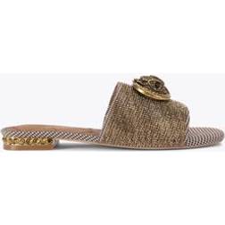 Kurt Geiger Chelsea Embellished Sandals - Natural Beige