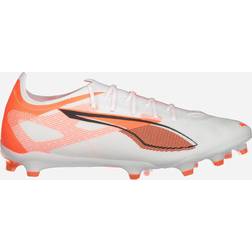 Puma Ultra 5 Pro FG/AG Football Boots - White/Svart/Röd