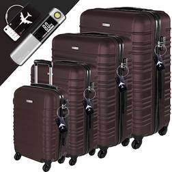 Devillo Atlas Set of 4 - Terra Brown