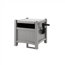 Suncast Gray Free Standing Hideaway Hose Reel 100 ft