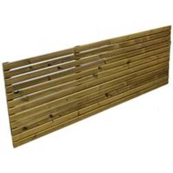 Churnet Valley 6 x 2 Feet Contemporary Fence Panel Timber L5 x W180 x H60 cm