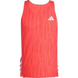 adidas Adizero Running Tank Top - Semi Lucid Red/Pure Ruby