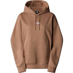 The North Face Essential Oversized Hættetrøje Med Logo - Brun